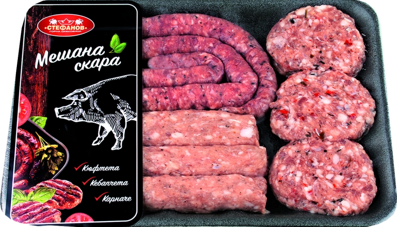 Мешана скара кюфтета+кебапчета+карначе